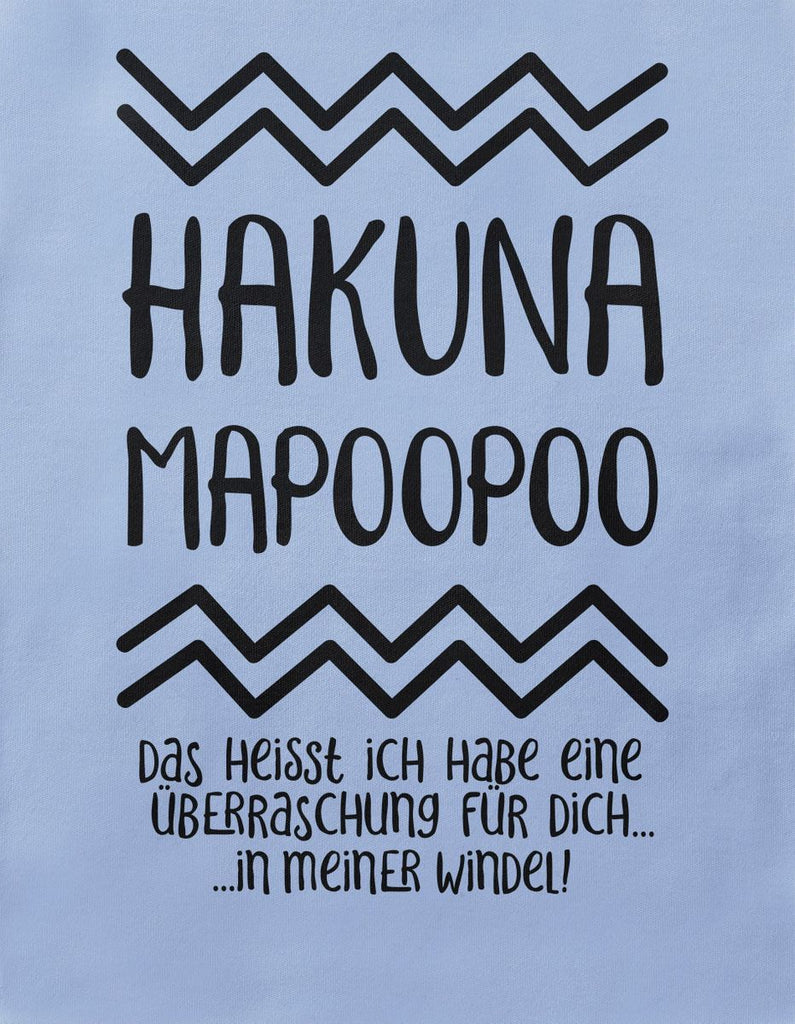 Babybody Langarm Hakuna Mapoopoo - von Mikalino