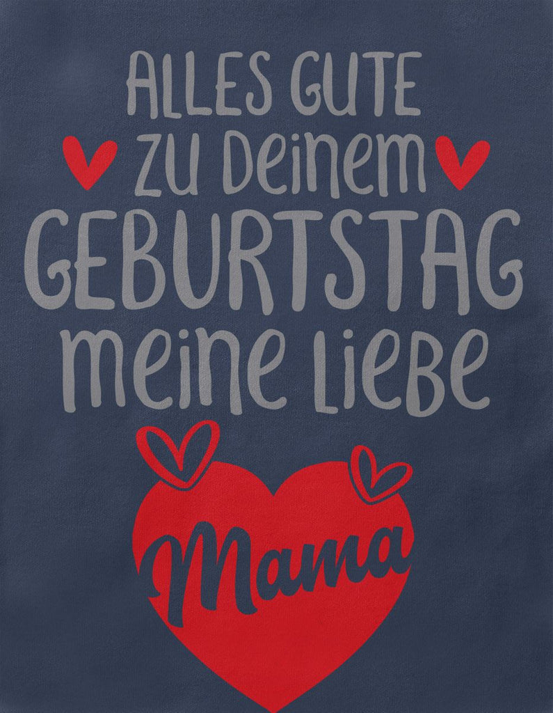 Babybody kurzarm Alles Gute zu deinem Geburtstag meine liebe Mama. - von Mikalino