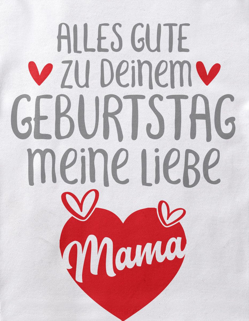 Babybody kurzarm Alles Gute zu deinem Geburtstag meine liebe Mama. - von Mikalino