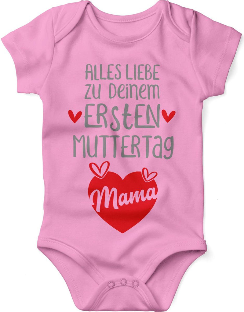 Babybody kurzarm Alles Liebe zu deinem ersten Muttertag - von Mikalino