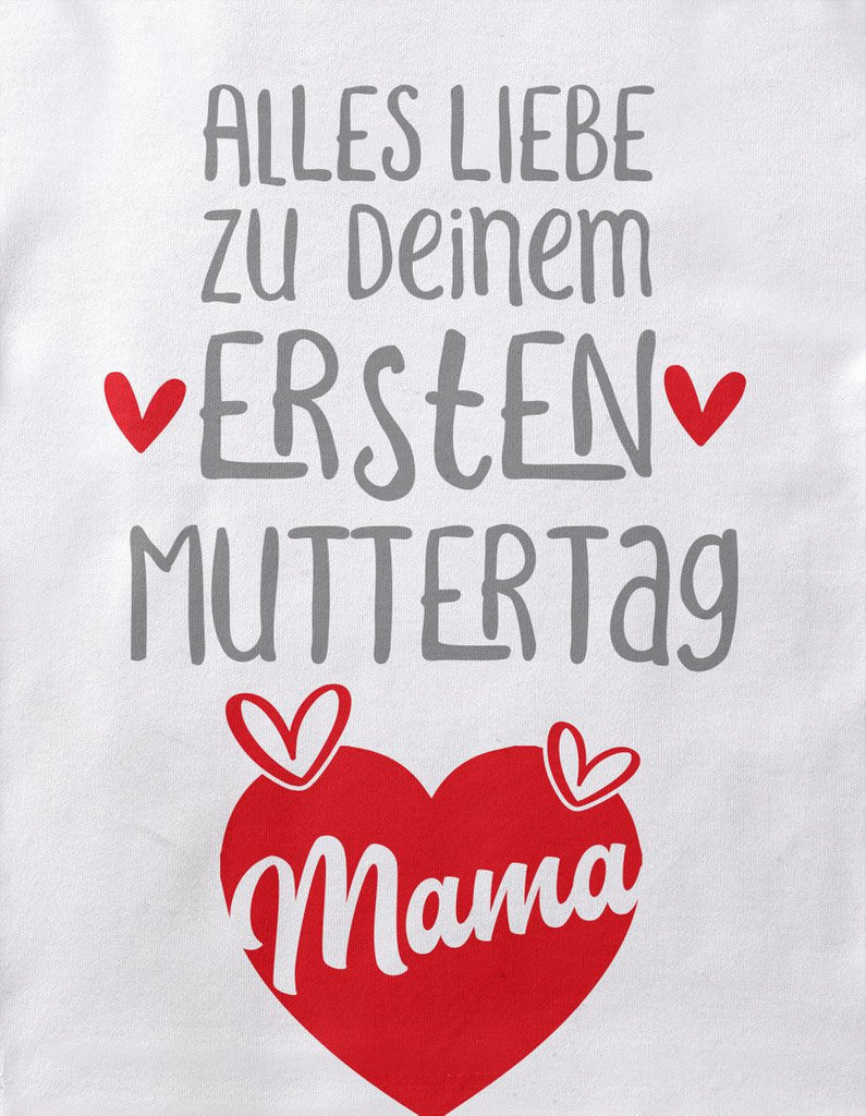 Babybody kurzarm Alles Liebe zu deinem ersten Muttertag - von Mikalino