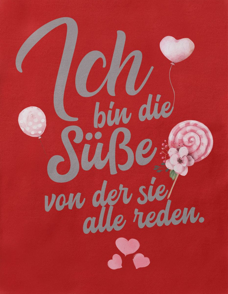 Baby / Kinder T-Shirt kurzarm Ich bin die Süße von der sie alle reden - von Mikalino