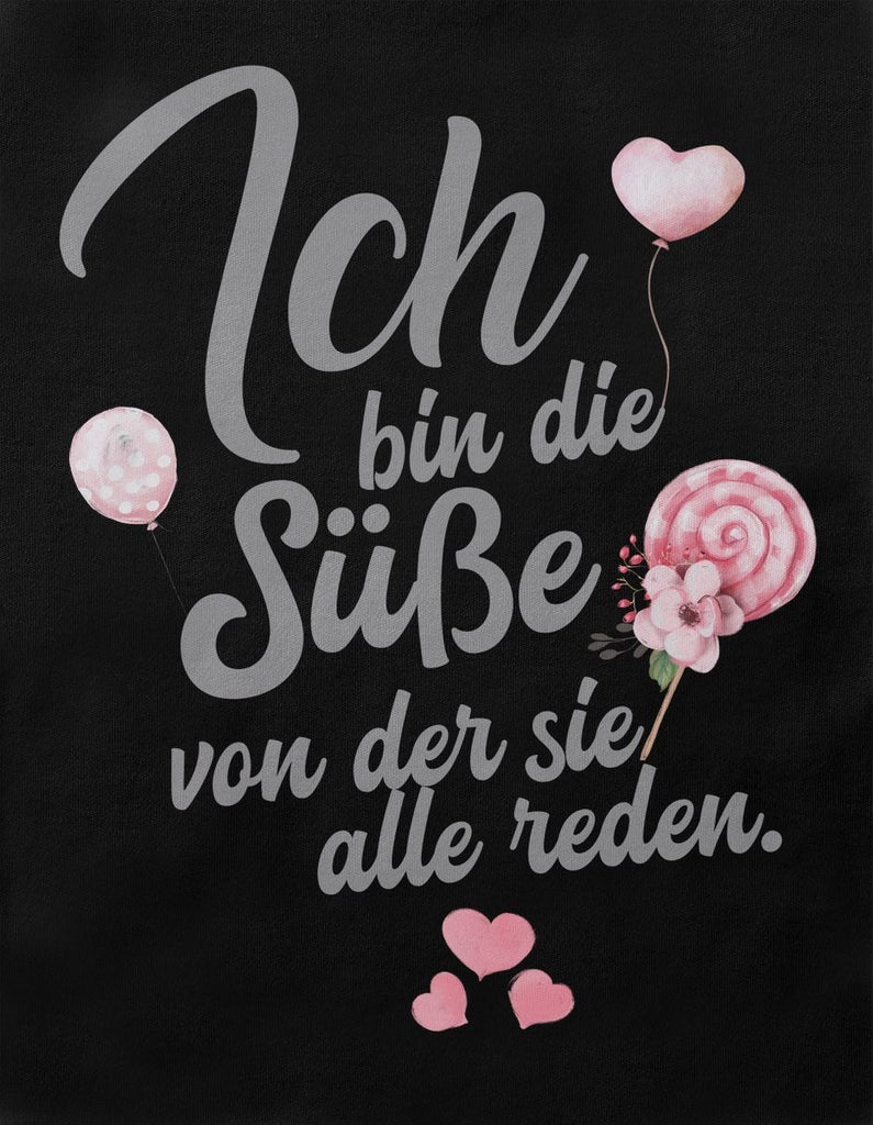 Baby / Kinder T-Shirt kurzarm Ich bin die Süße von der sie alle reden - von Mikalino