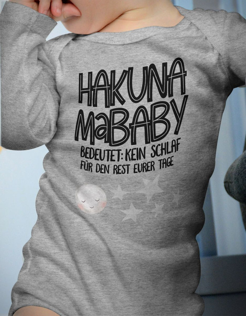 Babybody Langarm Hakuna MaBaby - von Mikalino