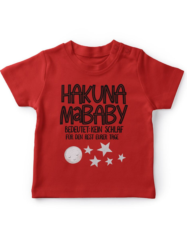 Baby / Kinder T-Shirt kurzarm Hakuna MaBaby - von Mikalino