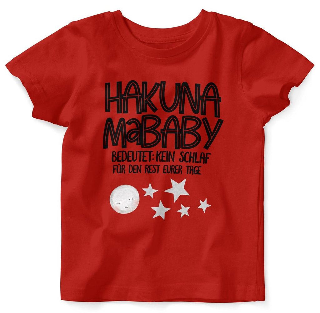 Baby / Kinder T-Shirt kurzarm Hakuna MaBaby - von Mikalino