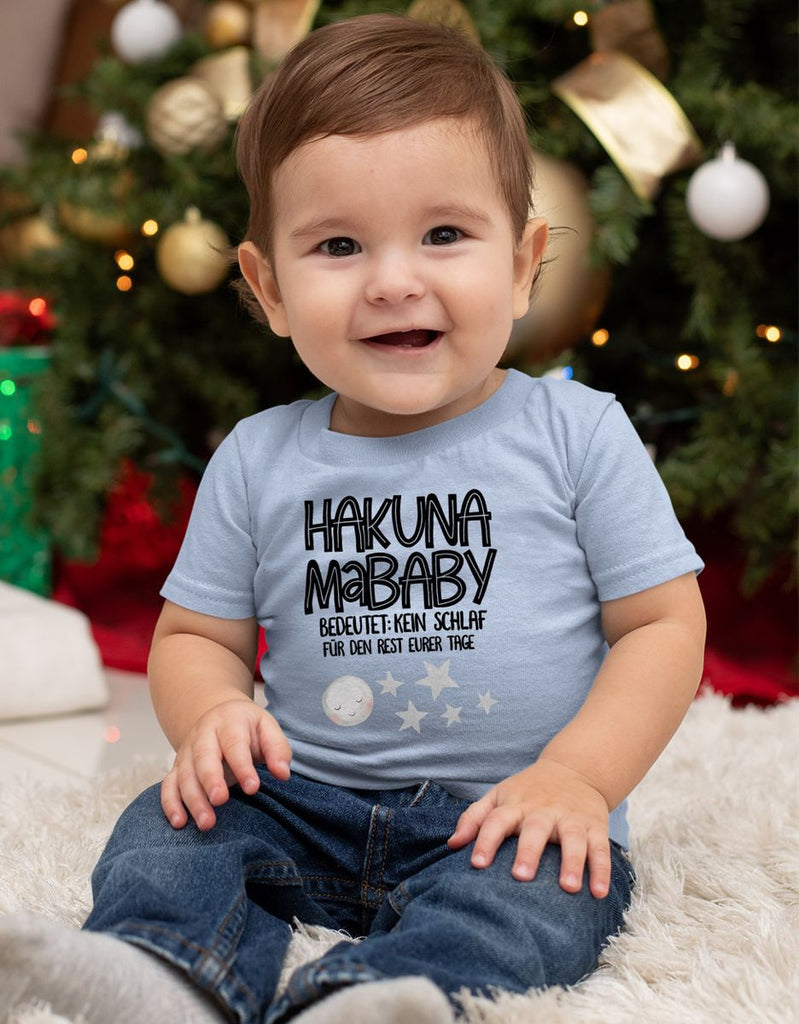 Baby / Kinder T-Shirt kurzarm Hakuna MaBaby - von Mikalino