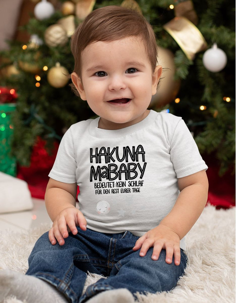 Baby / Kinder T-Shirt kurzarm Hakuna MaBaby - von Mikalino