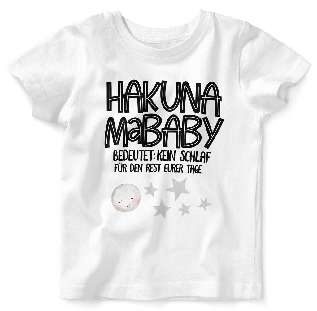 Baby / Kinder T-Shirt kurzarm Hakuna MaBaby - von Mikalino