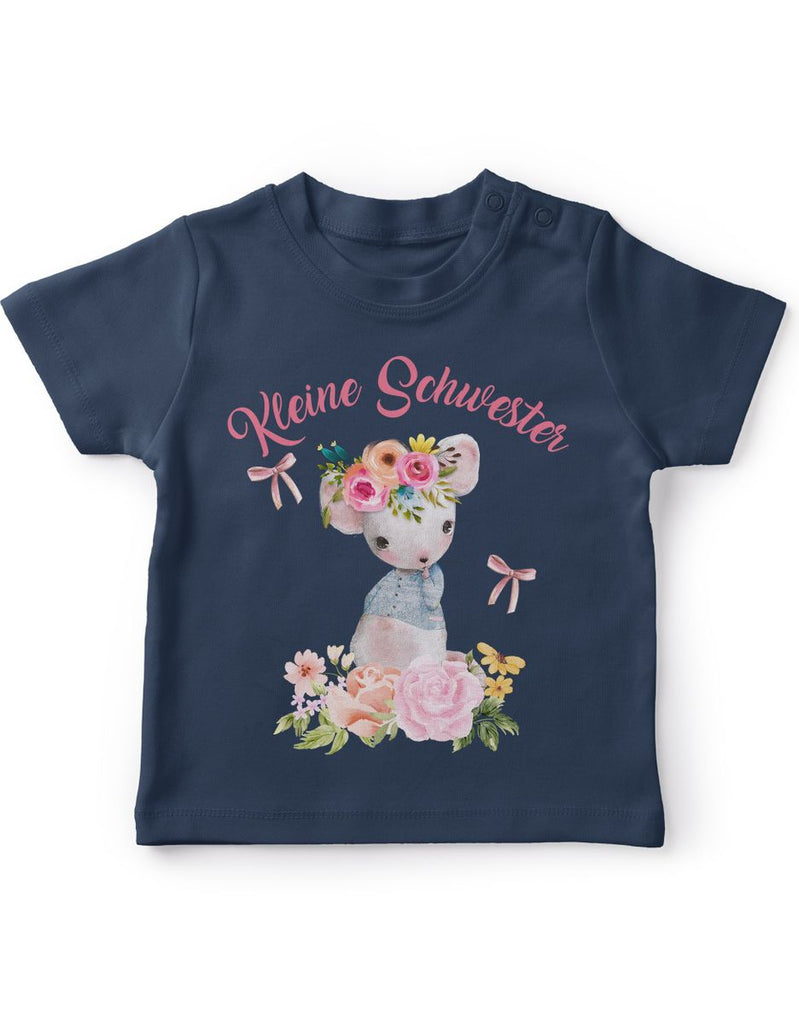 Baby / Kinder T-Shirt kurzarm Die Kleine Schwester - von Mikalino