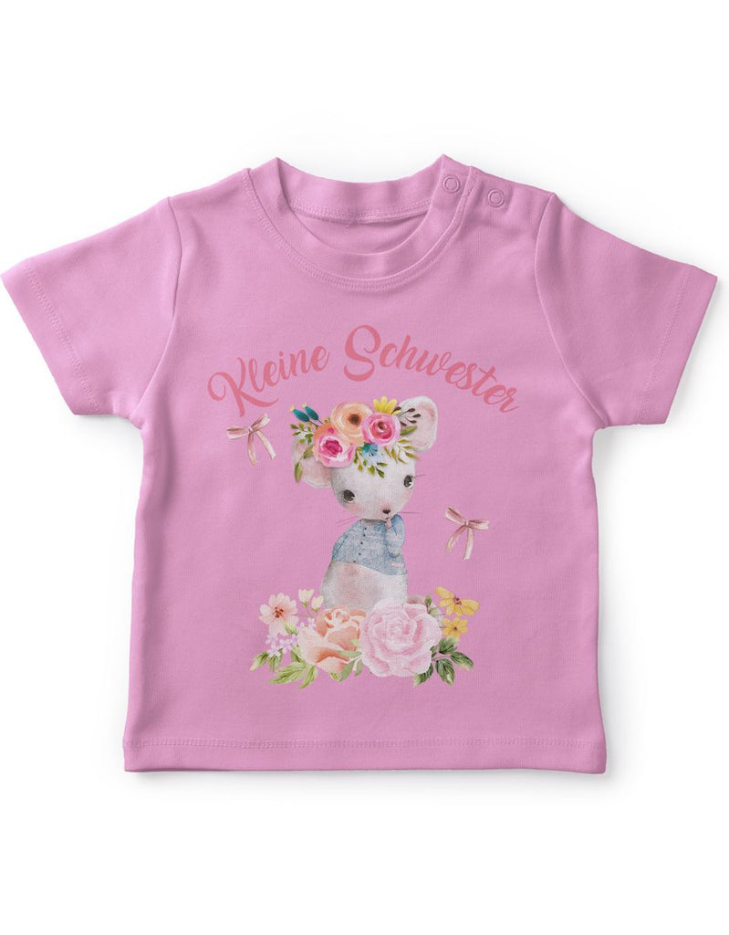 Baby / Kinder T-Shirt kurzarm Die Kleine Schwester - von Mikalino