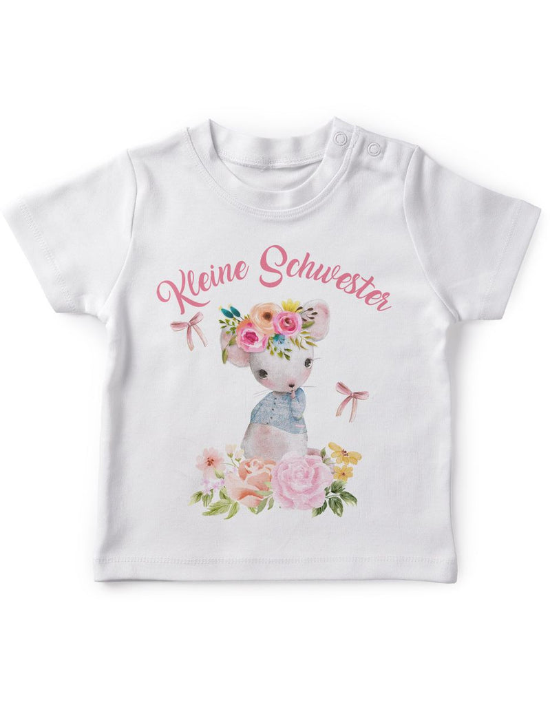 Baby / Kinder T-Shirt kurzarm Die Kleine Schwester - von Mikalino