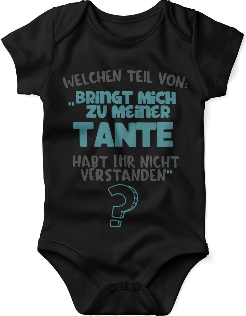 Babybody kurzarm Welchen Teil von Bringt mich zu meiner Tante - von Mikalino