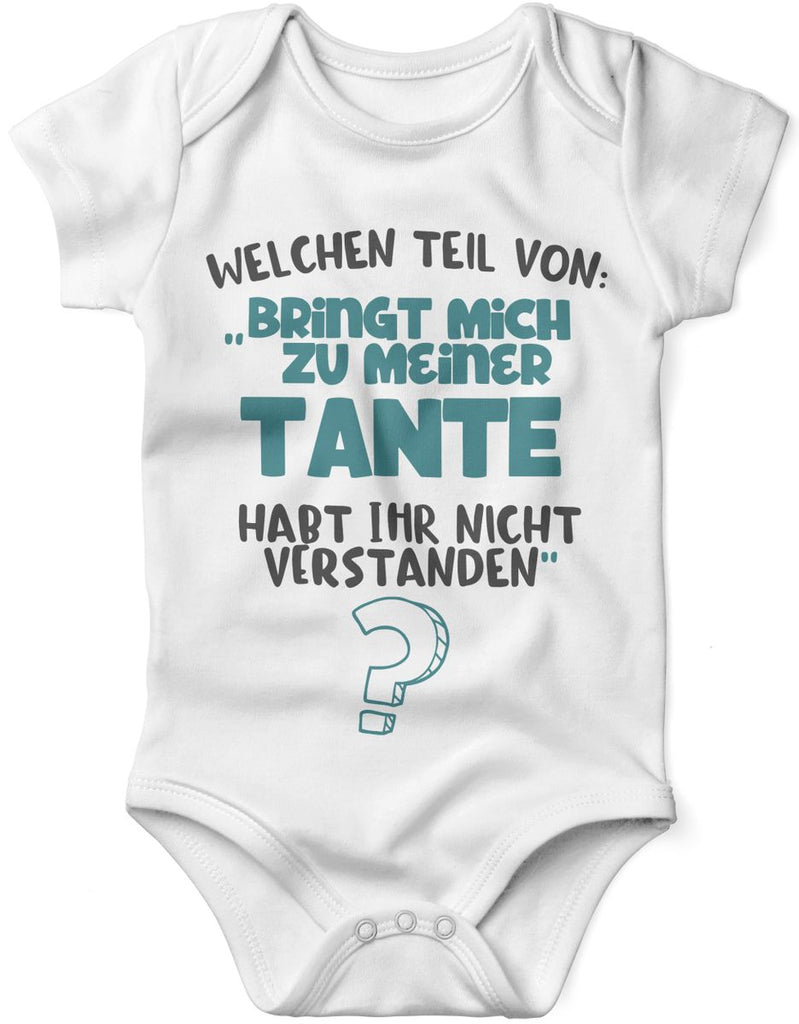 Babybody kurzarm Welchen Teil von Bringt mich zu meiner Tante - von Mikalino