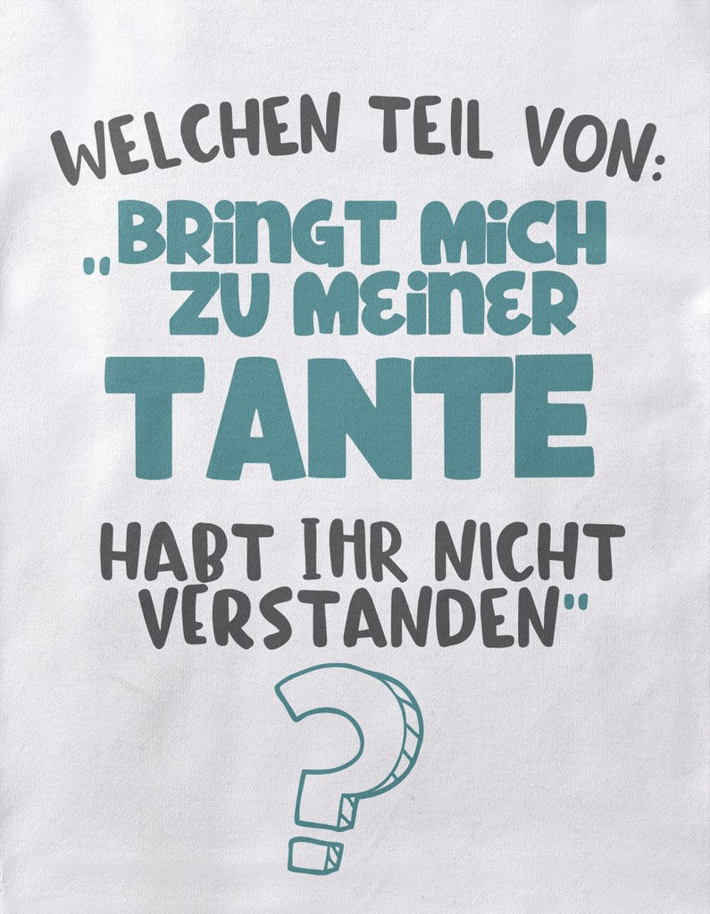 Babybody Langarm Welchen Teil von Bringt mich zu meiner Tante - von Mikalino