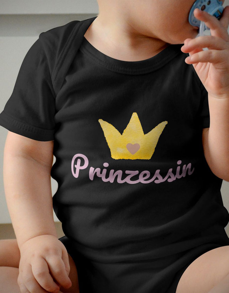 Babybody kurzarm Prinzessin - von Mikalino