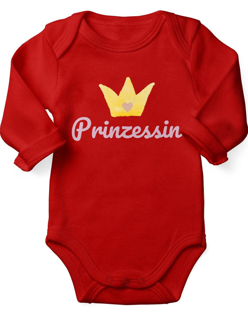 Babybody Langarm Prinzessin - von Mikalino