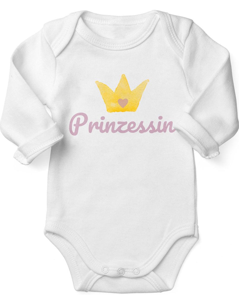 Babybody Langarm Prinzessin - von Mikalino