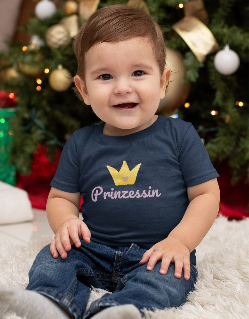 Baby / Kinder T-Shirt kurzarm Prinzessin - von Mikalino