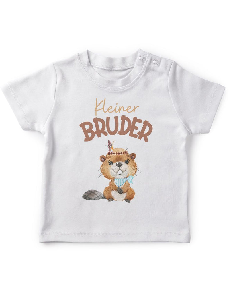 Baby / Kinder T-Shirt kurzarm Kleiner Bruder Bieber - von Mikalino