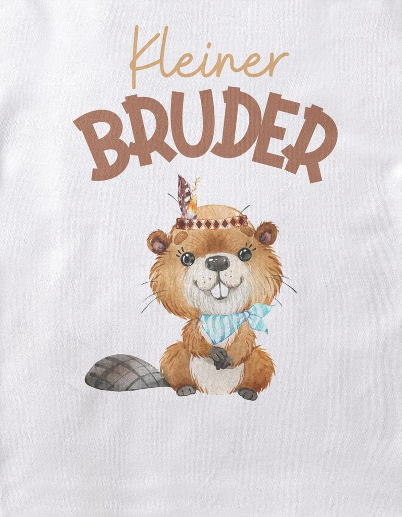 Baby / Kinder T-Shirt kurzarm Kleiner Bruder Bieber - von Mikalino