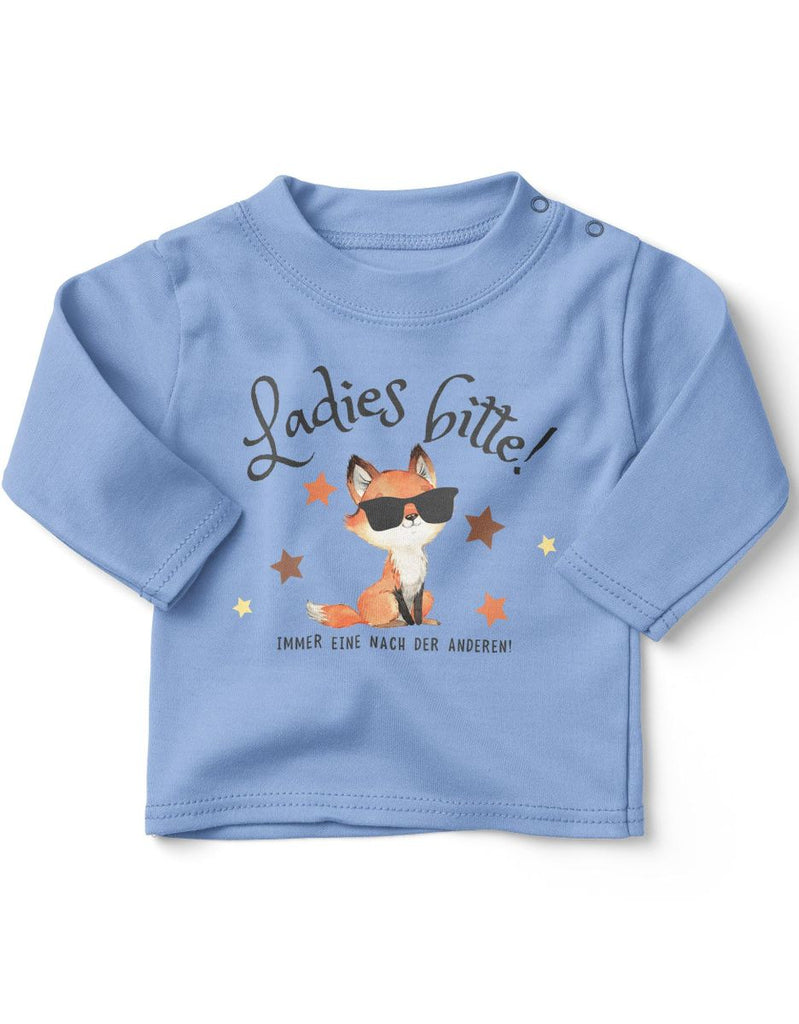 Baby / Kinder Longsleeve langarm Ladies bitte... - von Mikalino