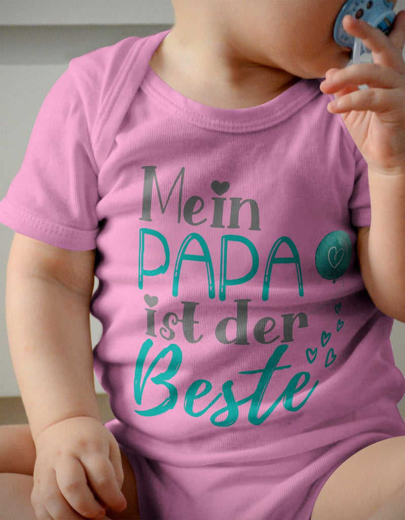 Babybody kurzarm Mein Papa ist der Beste - von Mikalino