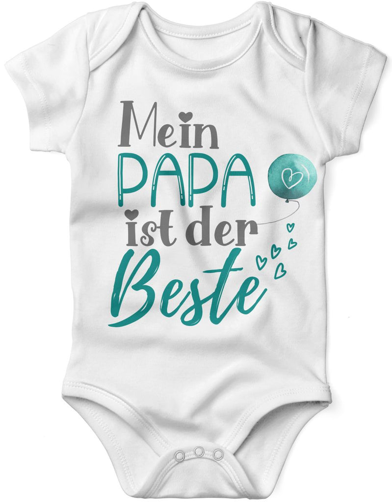 Babybody kurzarm Mein Papa ist der Beste - von Mikalino