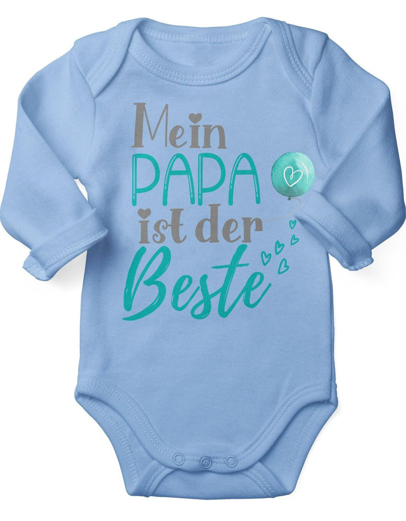 Babybody Langarm Mein Papa ist der Beste - von Mikalino