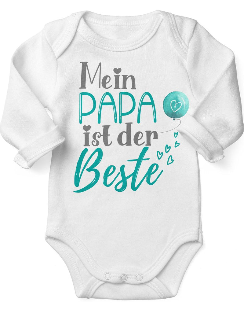 Babybody Langarm Mein Papa ist der Beste - von Mikalino