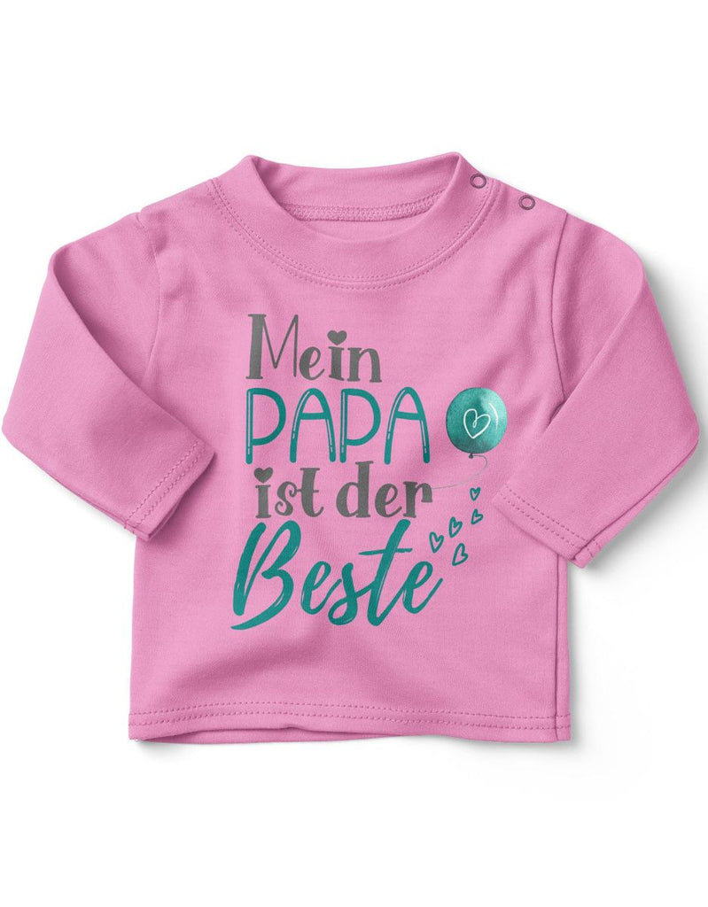 Baby / Kinder Longsleeve langarm Mein Papa ist der Beste - von Mikalino