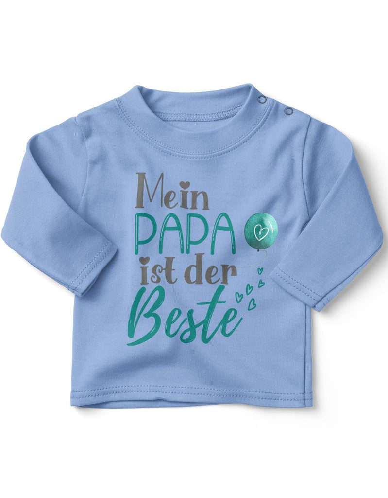 Baby / Kinder Longsleeve langarm Mein Papa ist der Beste - von Mikalino