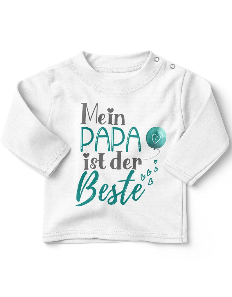 Baby / Kinder Longsleeve langarm Mein Papa ist der Beste - von Mikalino