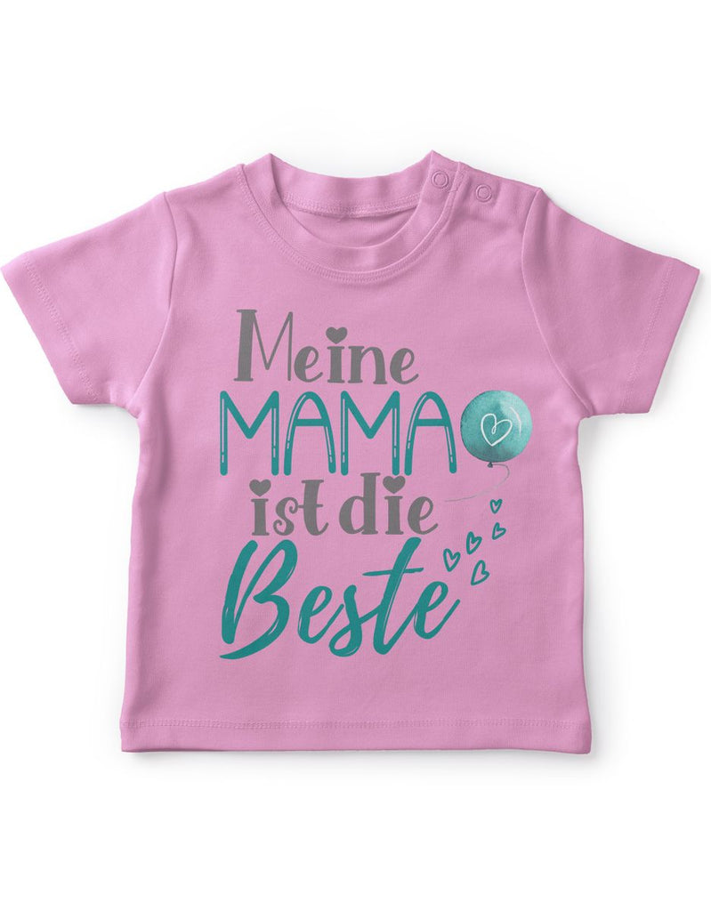 Baby / Kinder T-Shirt kurzarm Meine Mama ist die Beste - von Mikalino