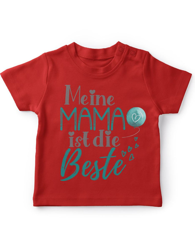 Baby / Kinder T-Shirt kurzarm Meine Mama ist die Beste - von Mikalino