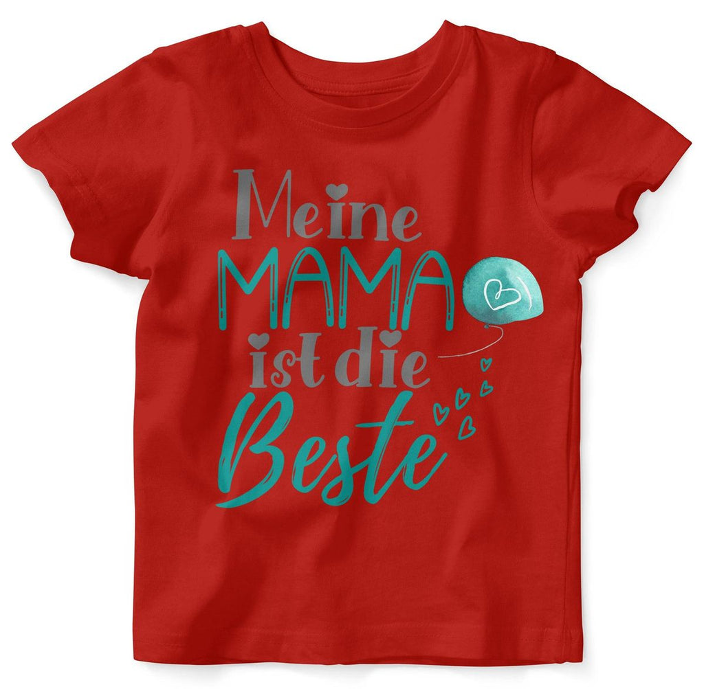 Baby / Kinder T-Shirt kurzarm Meine Mama ist die Beste - von Mikalino