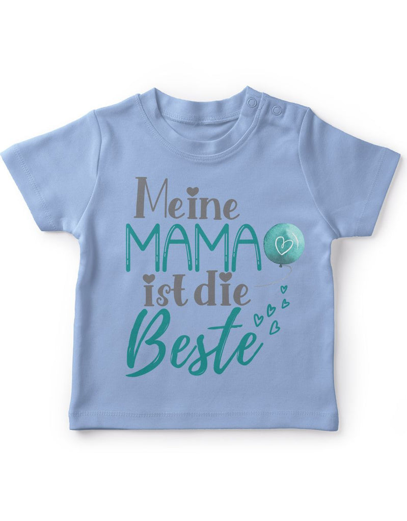 Baby / Kinder T-Shirt kurzarm Meine Mama ist die Beste - von Mikalino