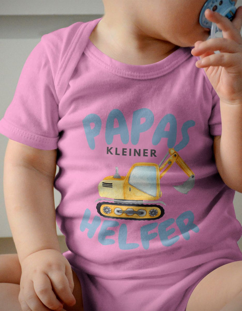 Babybody kurzarm Papas kleiner Helfer v2 - von Mikalino