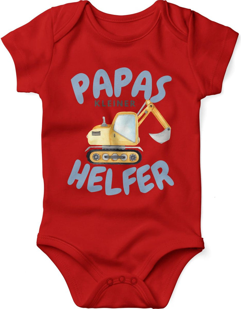 Babybody kurzarm Papas kleiner Helfer v2 - von Mikalino