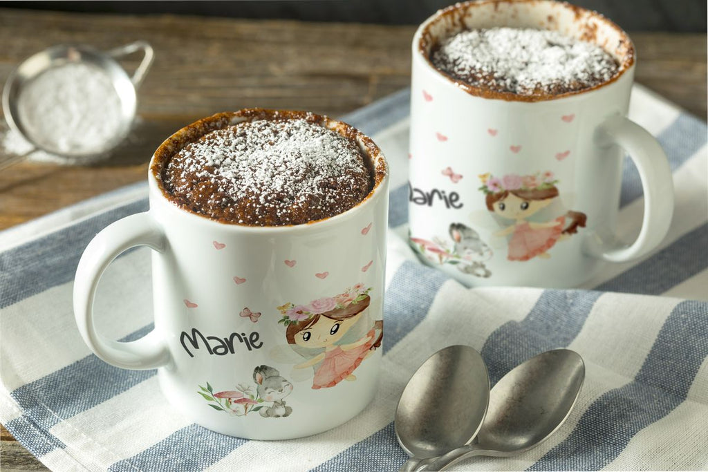 Keramik Tasse Kleine Fee mit Wunschname - von Mikalino