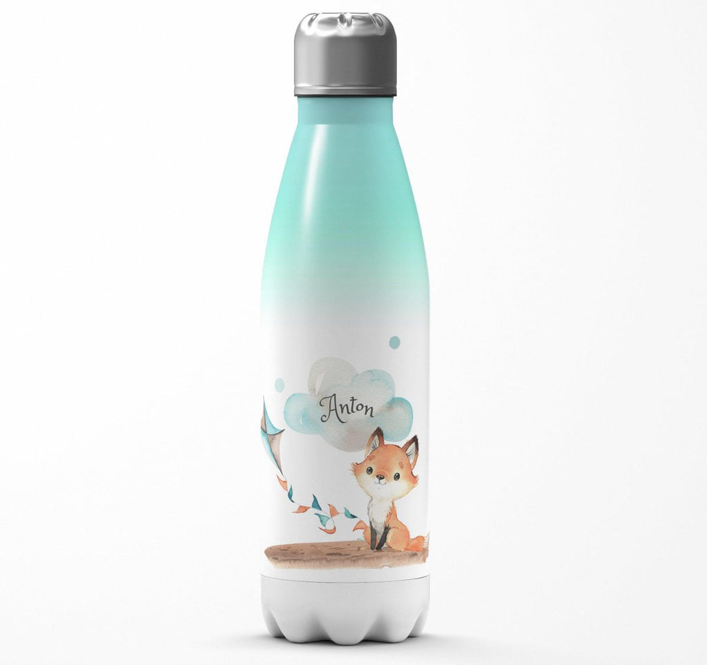 Thermo Trinkflasche Kleiner Fuchs mit Wunschname - von Mikalino