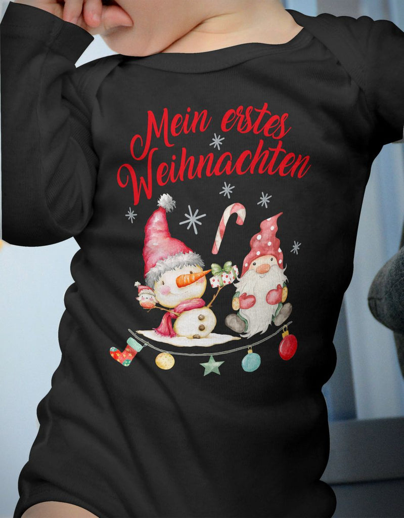 Babybody Langarm Mein erstes Weihnachten - von Mikalino