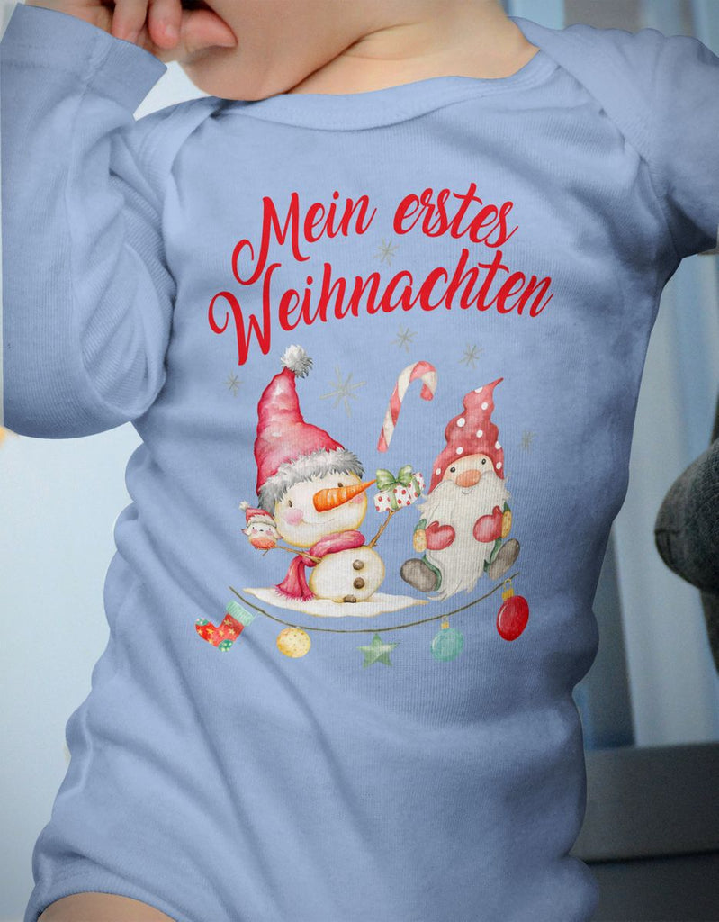 Babybody Langarm Mein erstes Weihnachten - von Mikalino