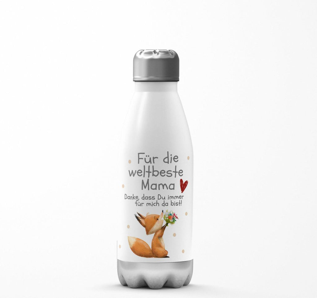 Thermo Trinkflasche Danke dass Du immer für mich da bist weltbeste Mama - von Mikalino