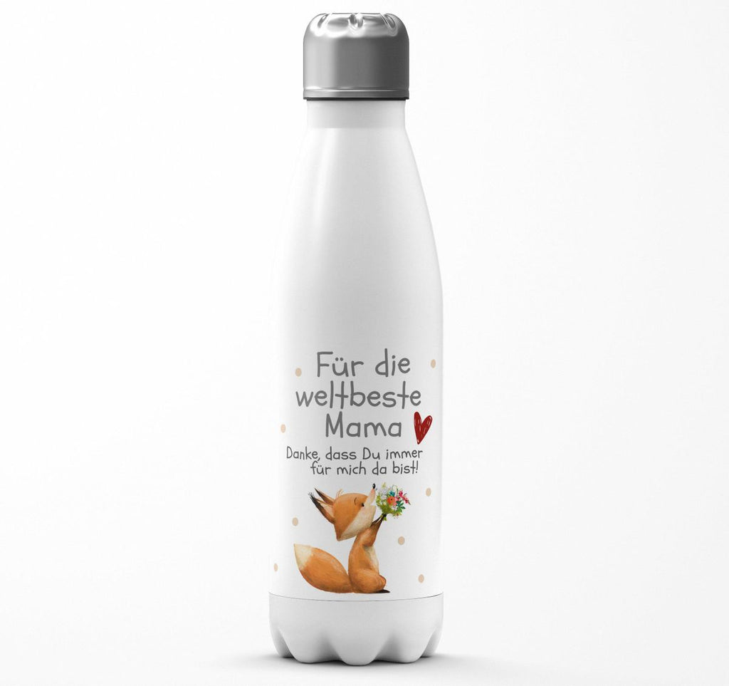 Thermo Trinkflasche Danke dass Du immer für mich da bist weltbeste Mama - von Mikalino