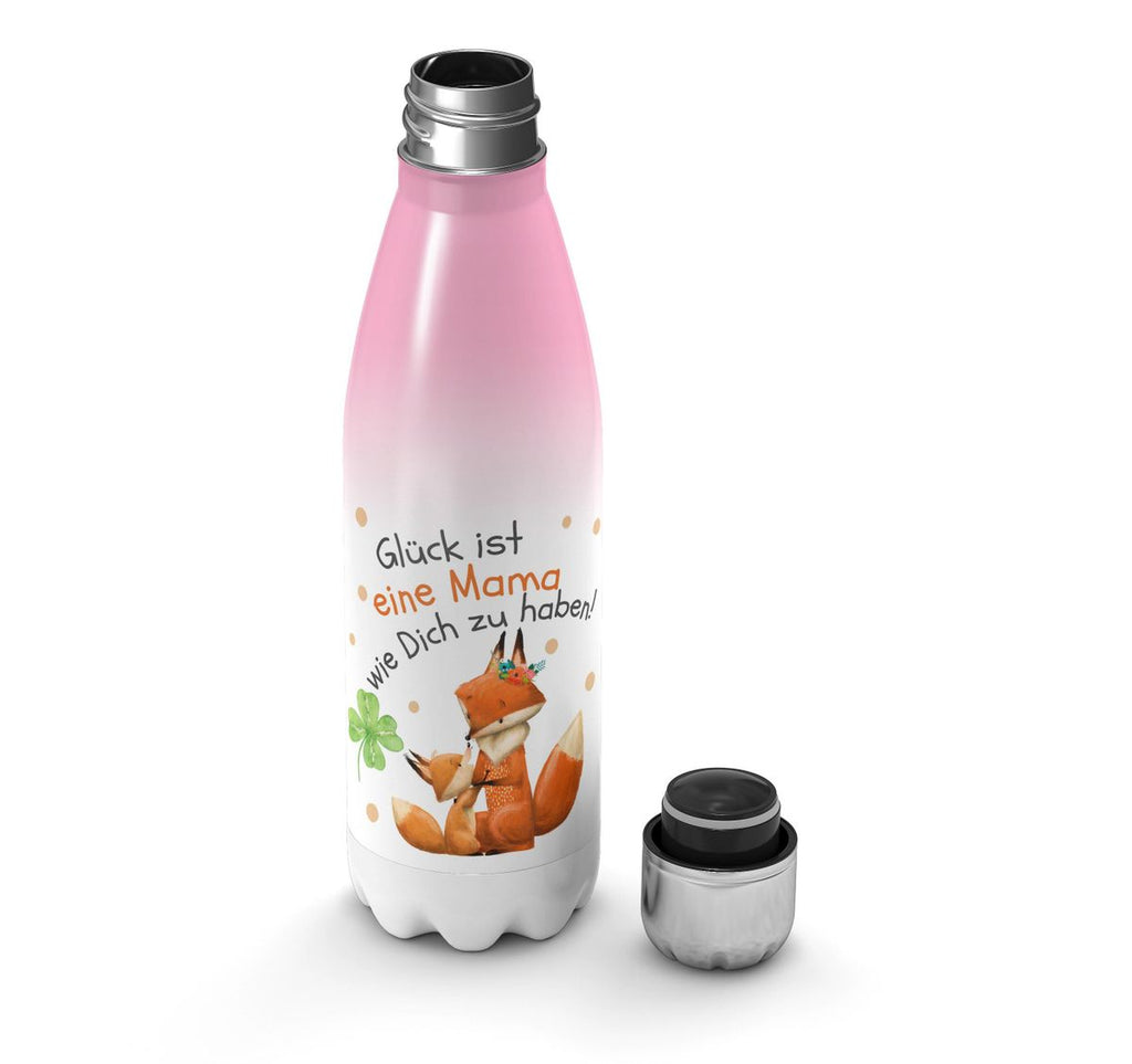 Thermo Trinkflasche Glück ist eine Mama wie Dich zu haben! - von Mikalino