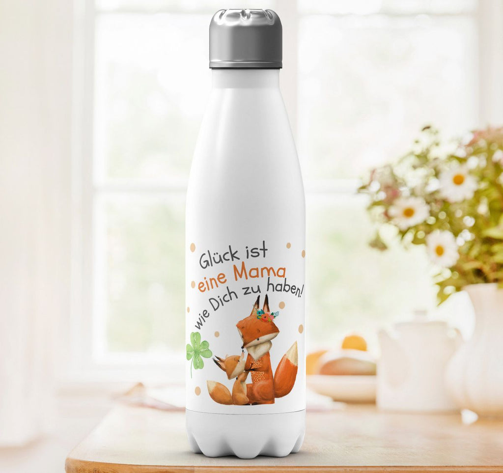 Thermo Trinkflasche Glück ist eine Mama wie Dich zu haben! - von Mikalino