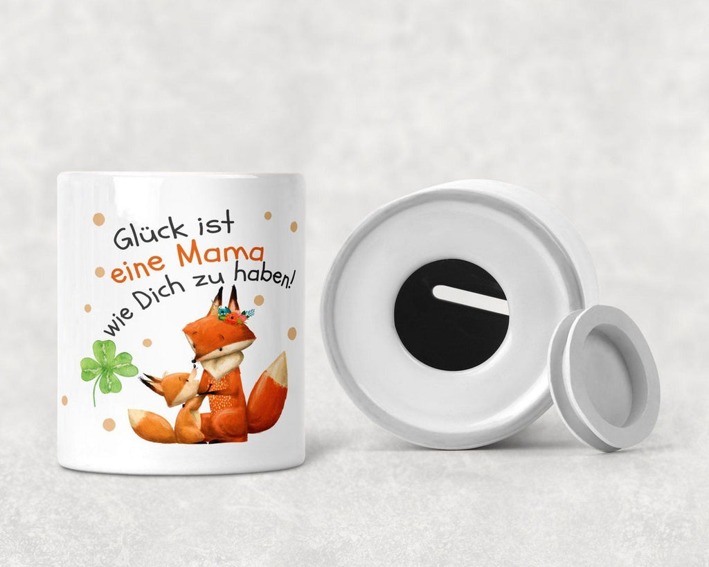 Kinder Spardose Glück ist eine Mama wie Dich zu haben! - von Mikalino