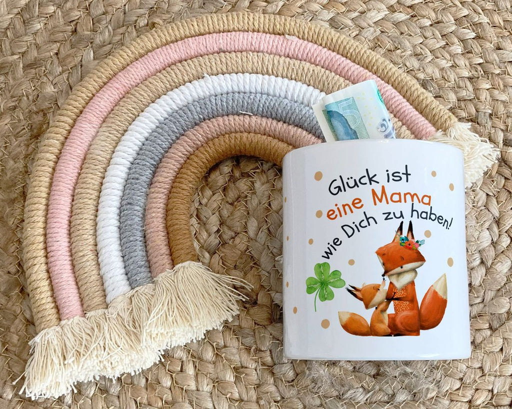 Kinder Spardose Glück ist eine Mama wie Dich zu haben! - von Mikalino