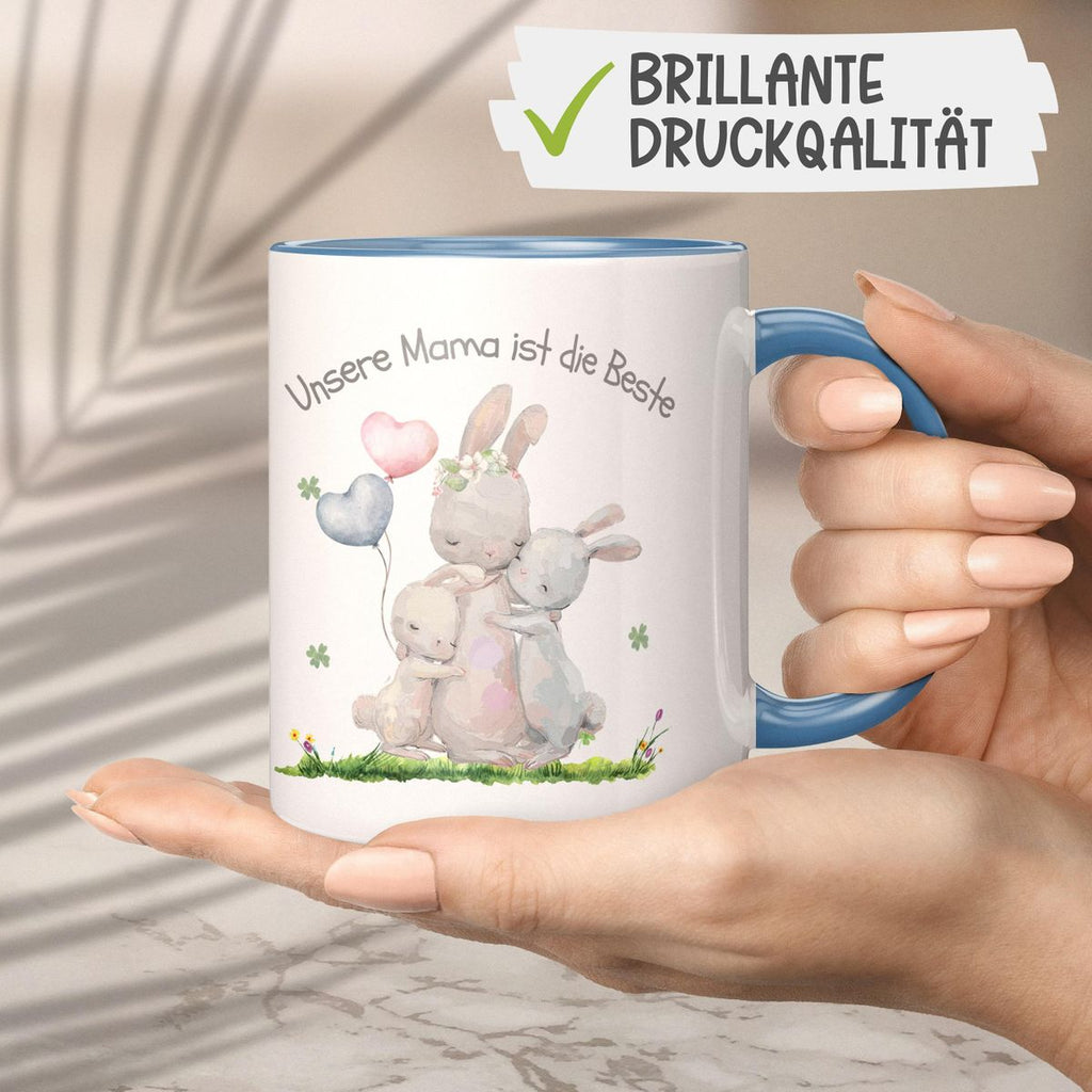 Keramik Tasse Unsere Mama ist die Beste - von Mikalino